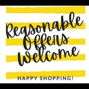 Reasonable offers welcomed..no lowballing please.